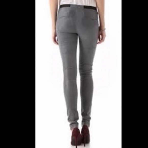 HELMUT LANG GRAY STRETCH SKINNY JEAN LEGGING 27 - Picture 3 of 10